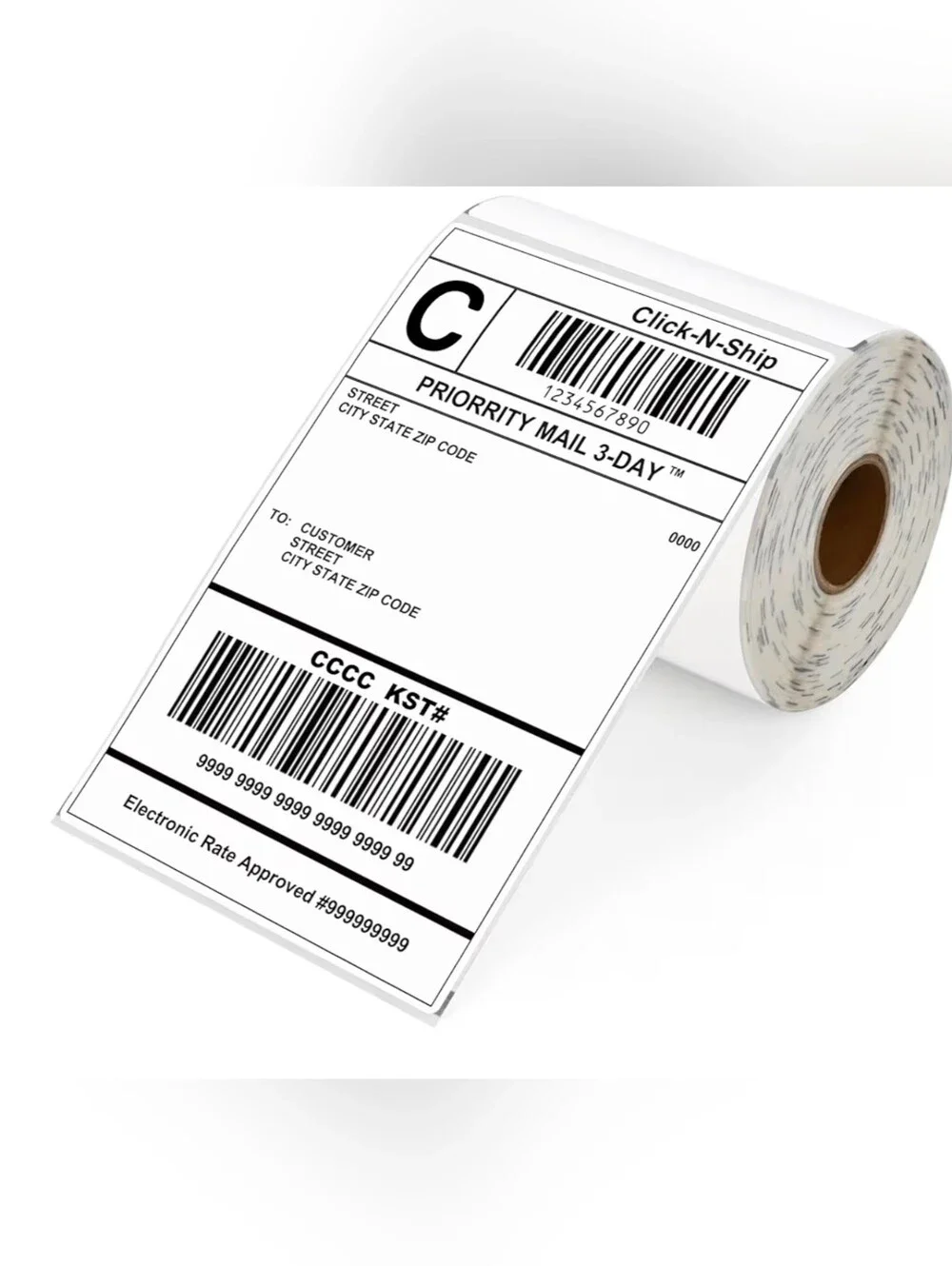 1,000 - 4x6 Direct Thermal Shipping Labels, 4 Rolls Of 250 LAST SET